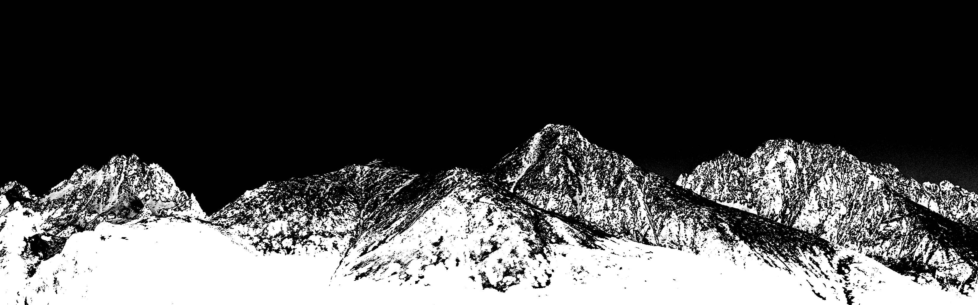 Mountains silhouette
