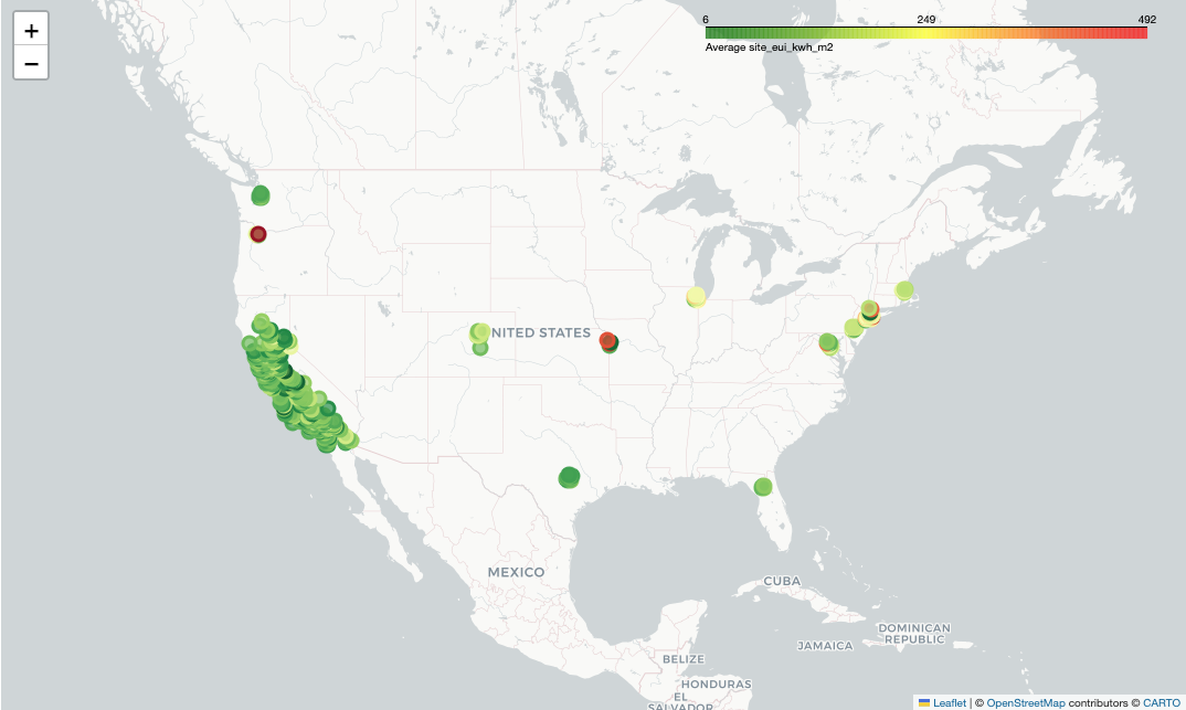 Visualisation of eligible residential buildings from BPD