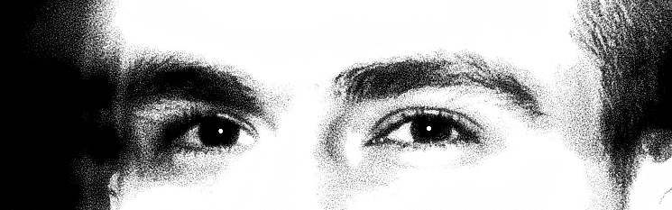 Detail of man's eyes