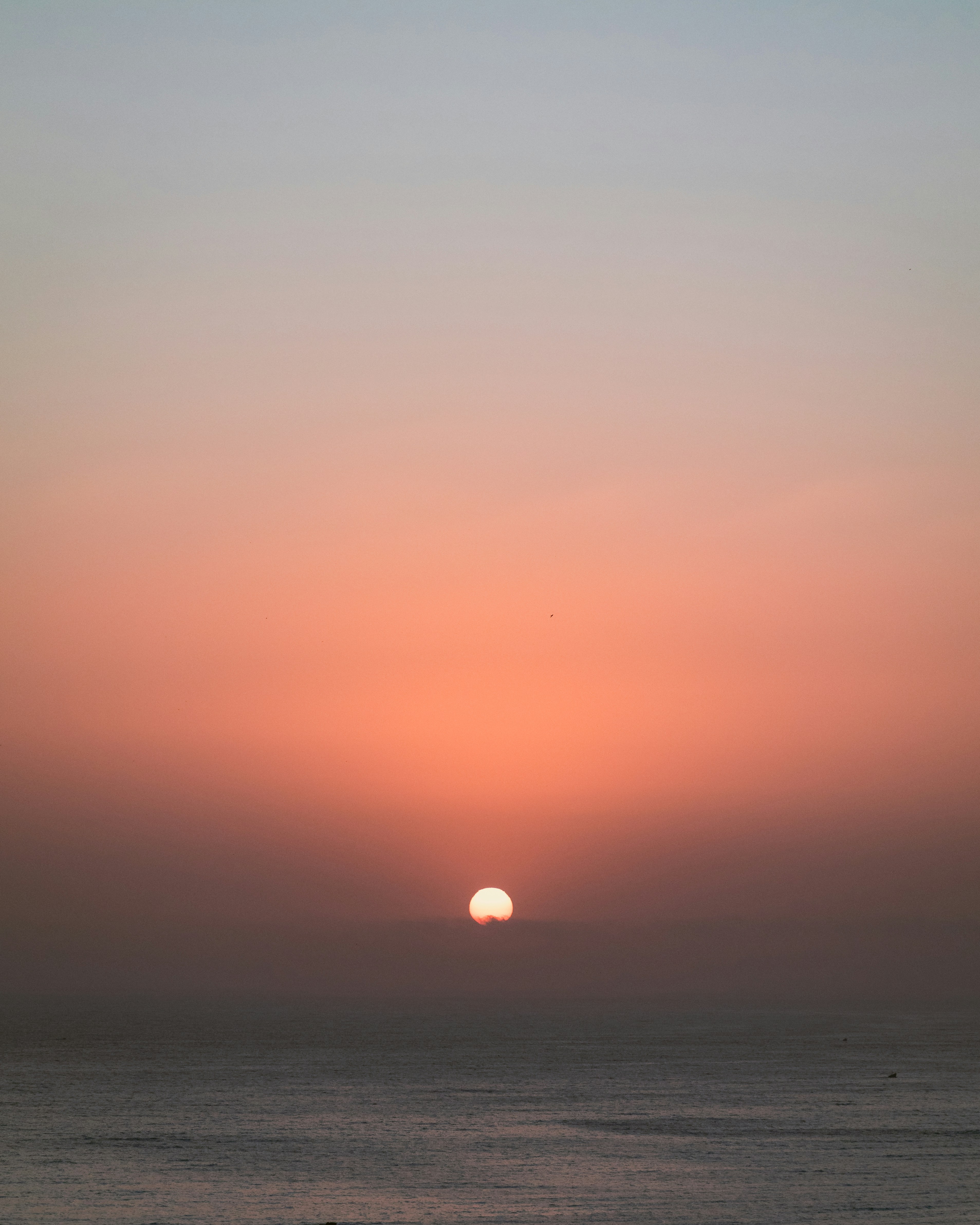 Sunset over sea